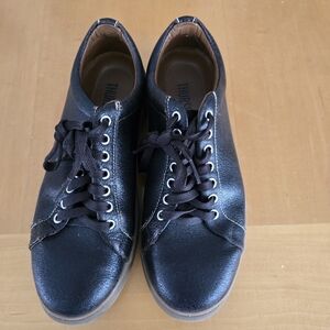 Thursday Boot Company Black Leather Women's Flats